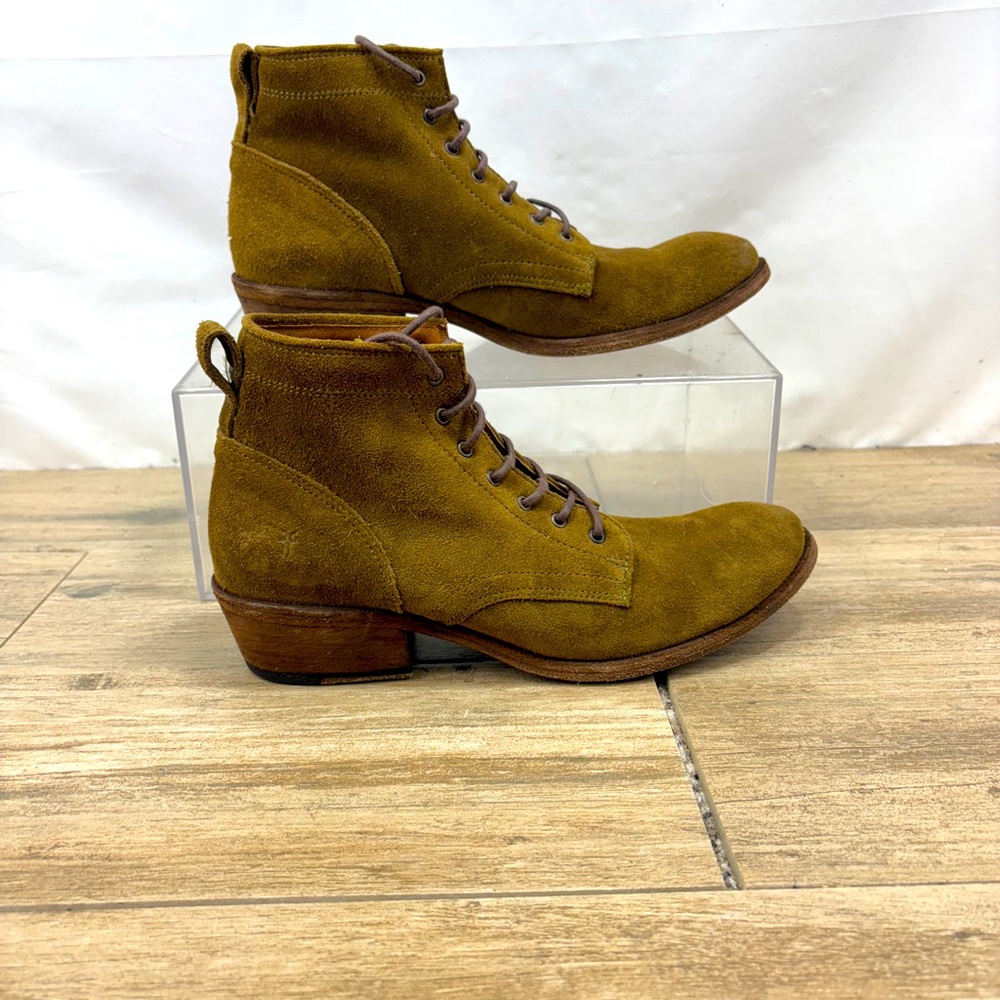 Frye Women's Ankle Boots in Mustard Brown